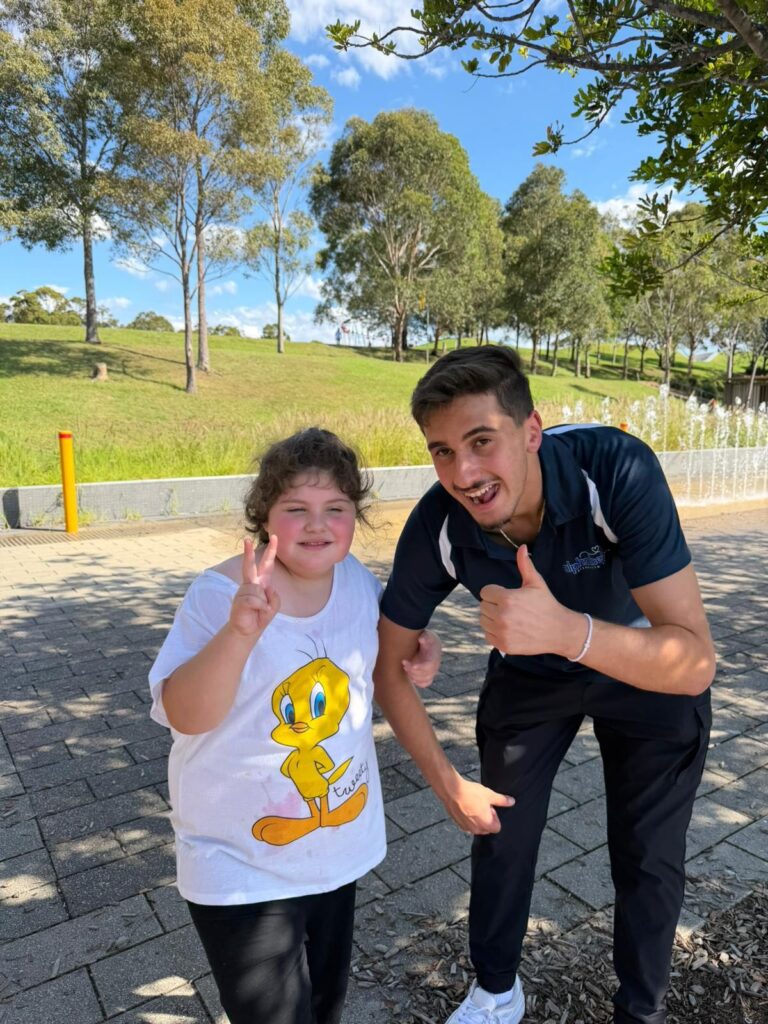 NDIS disability support Padstow support worker assisting participant